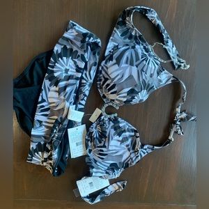Black and white NEW Swim Suite